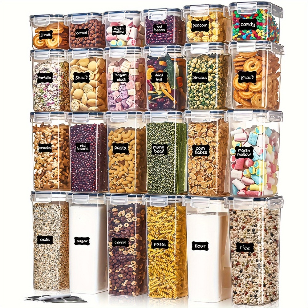Food Storage Unit - 24Pcs Food Storage Containers 12 Boxes