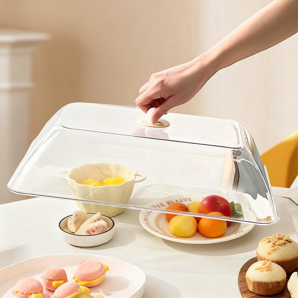 Food Storage Net - Transparent Plastic Insulation Food Cover Dustproof&Insect