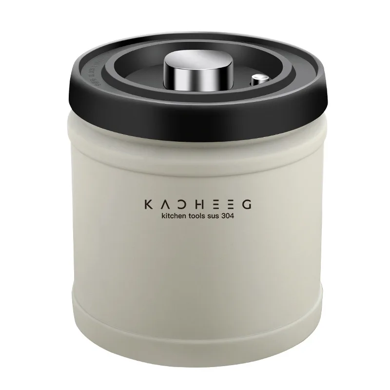 Food Storage Vacuum Containers - Stainless Steel Coffee Container Airtight Vacuum
