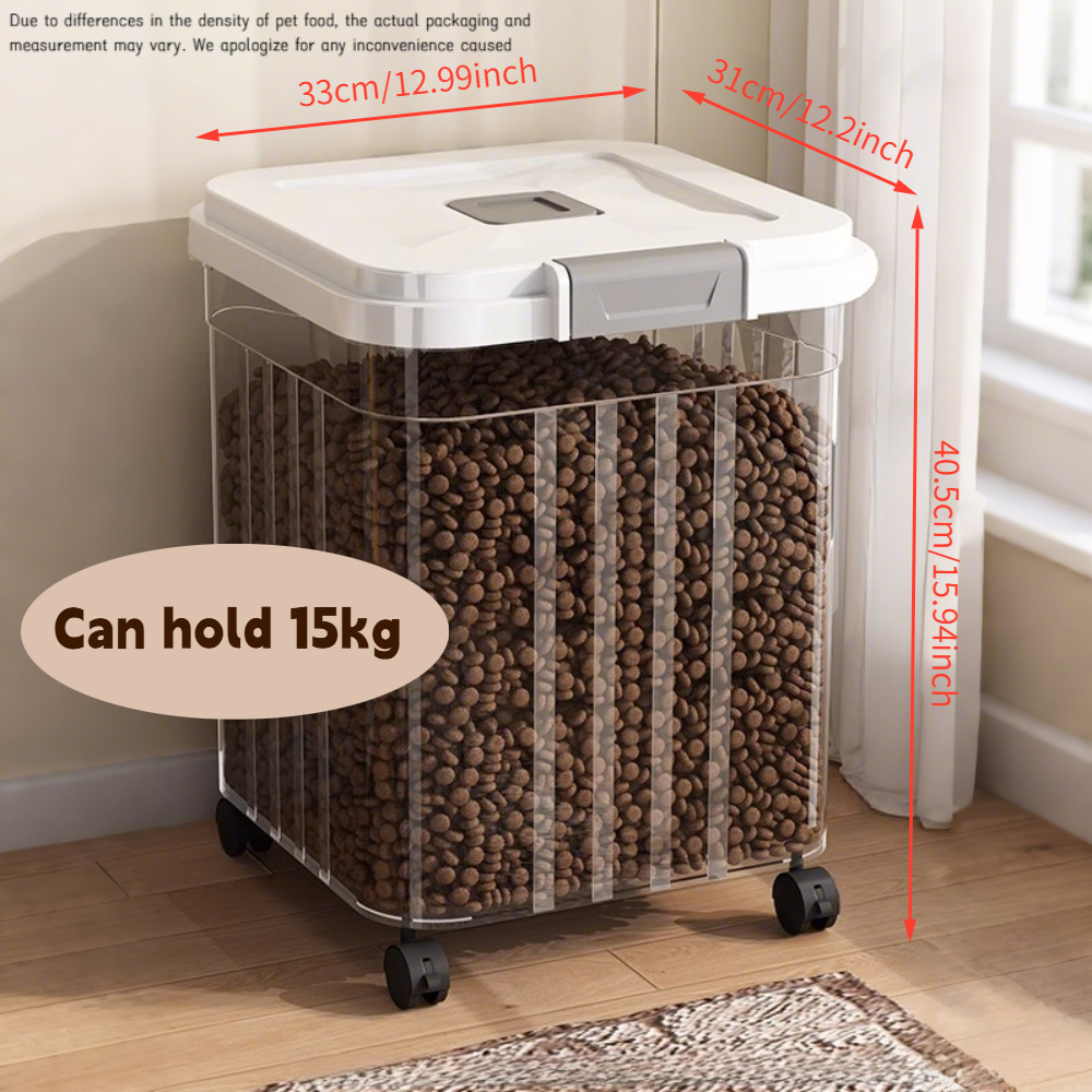 Food Storage And Safety - 1 X 15kg Large-Capacity Pet Food