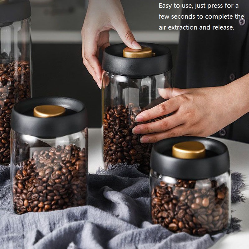 New Bean Coffee Storage Contai - огляд і ціна Food Storage Vacuum Containers