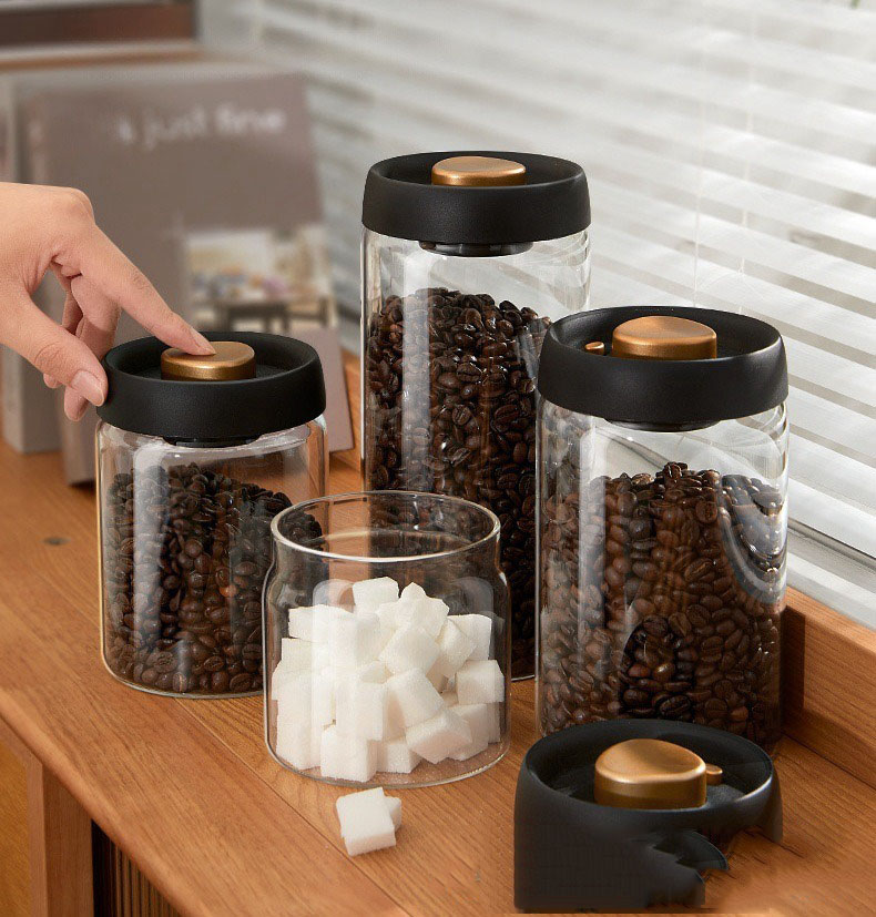 New Bean Coffee Storage Contai - огляд і ціна Food Storage Vacuum Containers