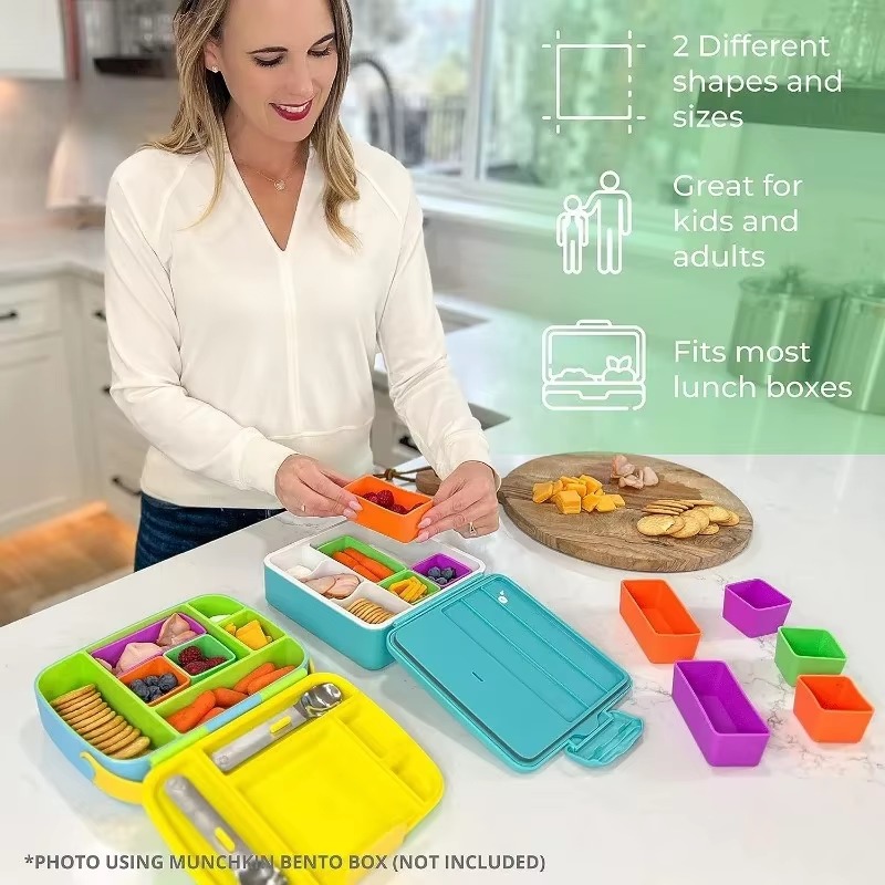 Silicone Food Box Dividers Bak - огляд і ціна Food Storage Dividers