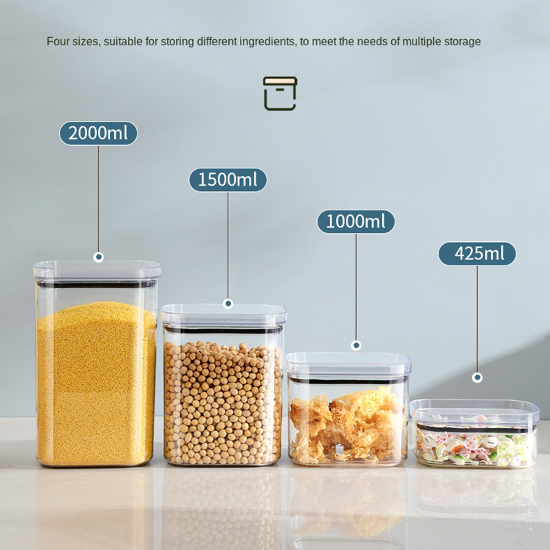 Sealed Jar Kitchen Cabinet Org - огляд і ціна Food Storage In Cabinets