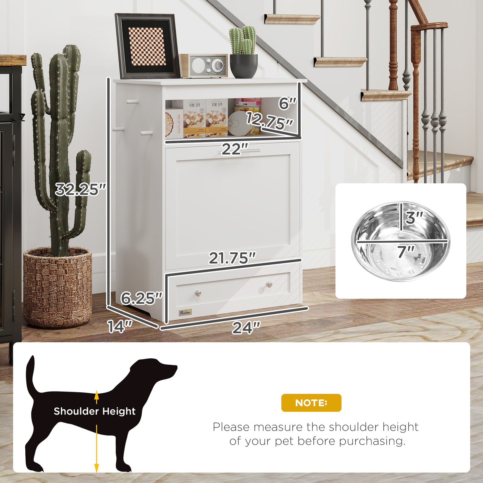 Pet Feeder Station, Dog and Ca - огляд і ціна Food Storage In Cabinets