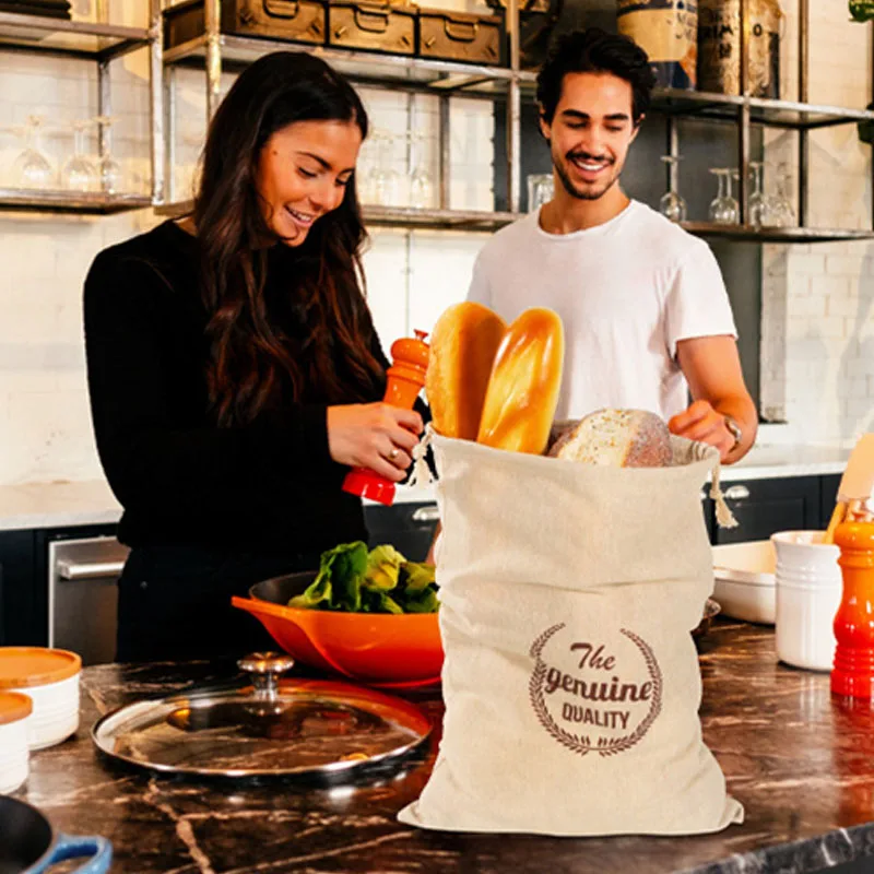 Linen Bread Bag Reusable Bags  - огляд і ціна Food Storage Plant