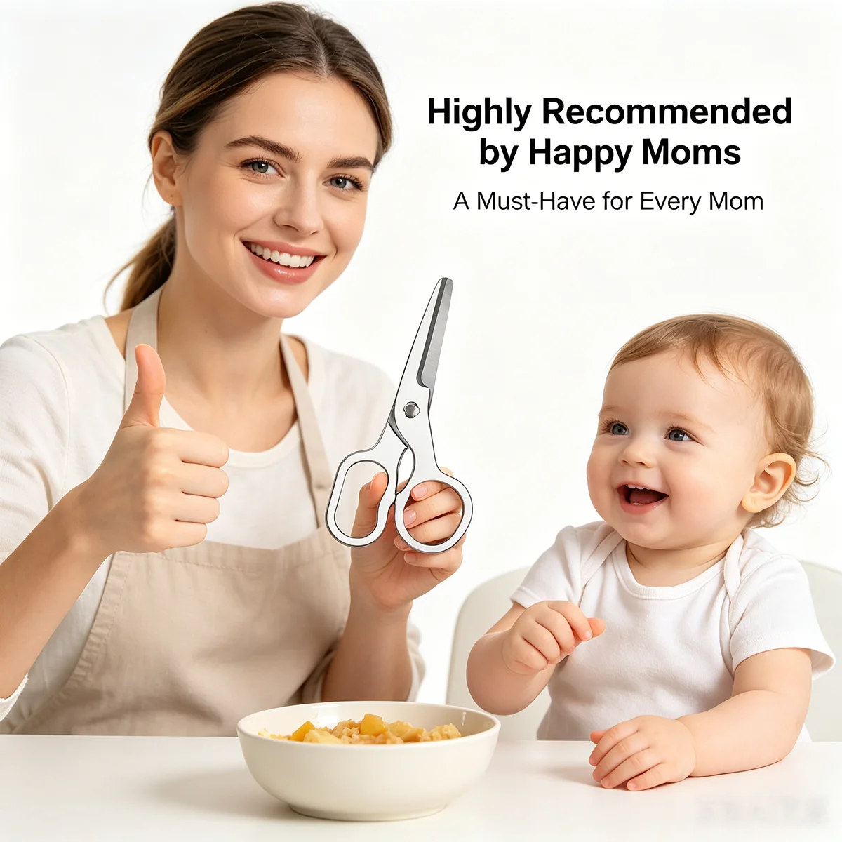 Baby Food Scissors Detachable  - огляд і ціна Food Storage And Safety