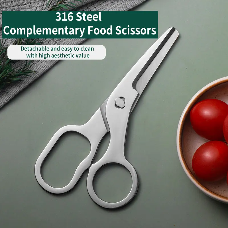 Baby Food Scissors Detachable  - огляд і ціна Food Storage And Safety