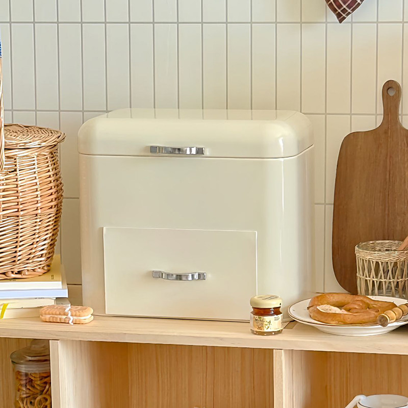 Cream Style Iron Storage Cabin - огляд і ціна Food Storage In Cabinets