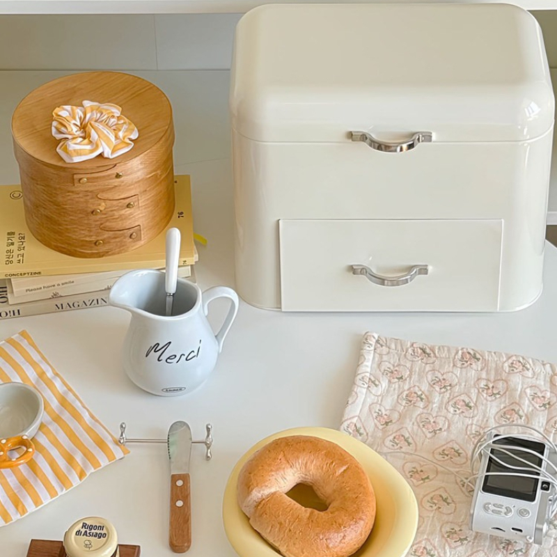 Cream Style Iron Storage Cabin - огляд і ціна Food Storage In Cabinets