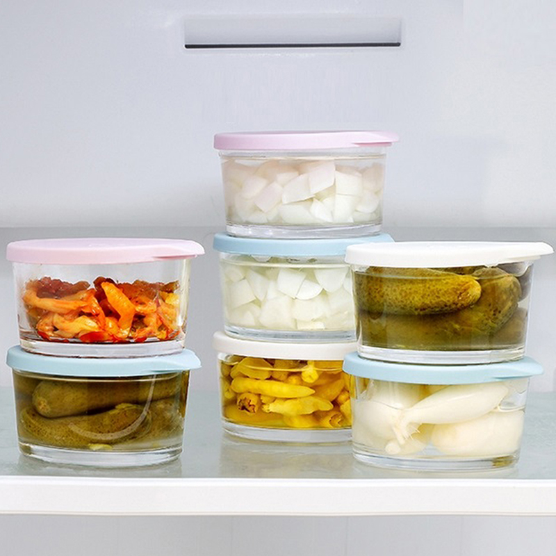 ●Microwave Safe Round Food Sto - огляд і ціна Food Storage Glass Jar