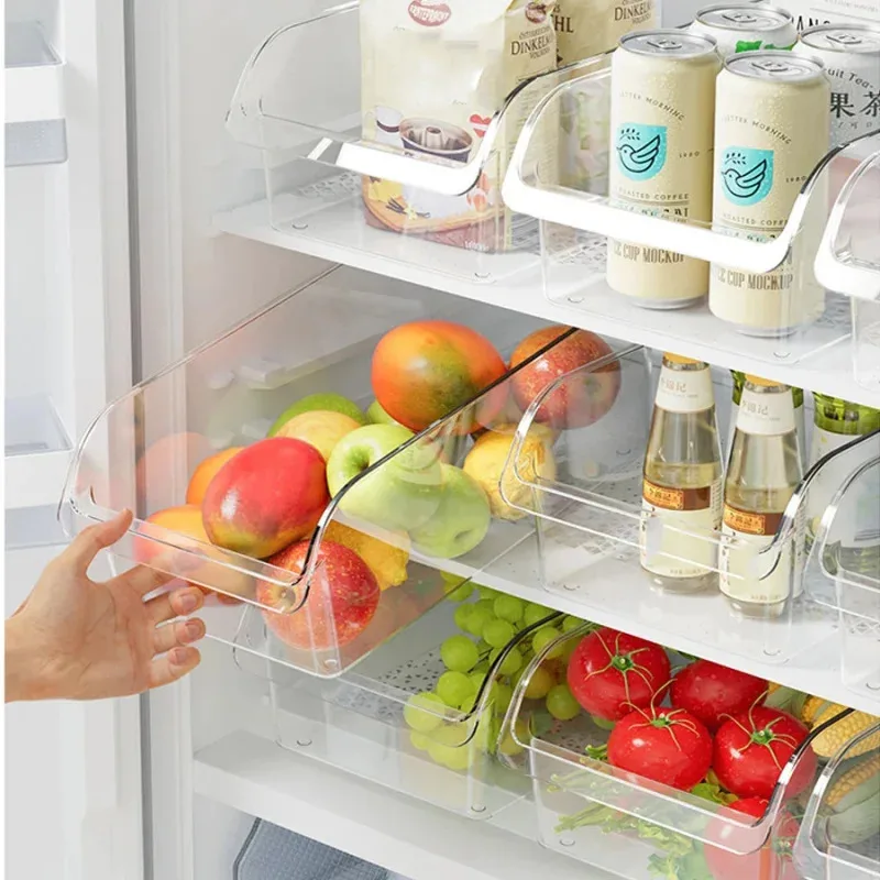 yes1/2pcs Fridge Organizer Ref - огляд і ціна Food Storage In Cabinets
