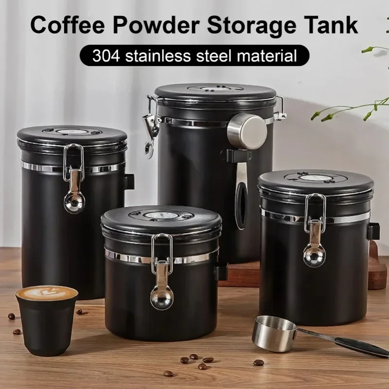 304 Stainless Steel Coffee Bea - огляд і ціна Food Storage Vacuum Containers
