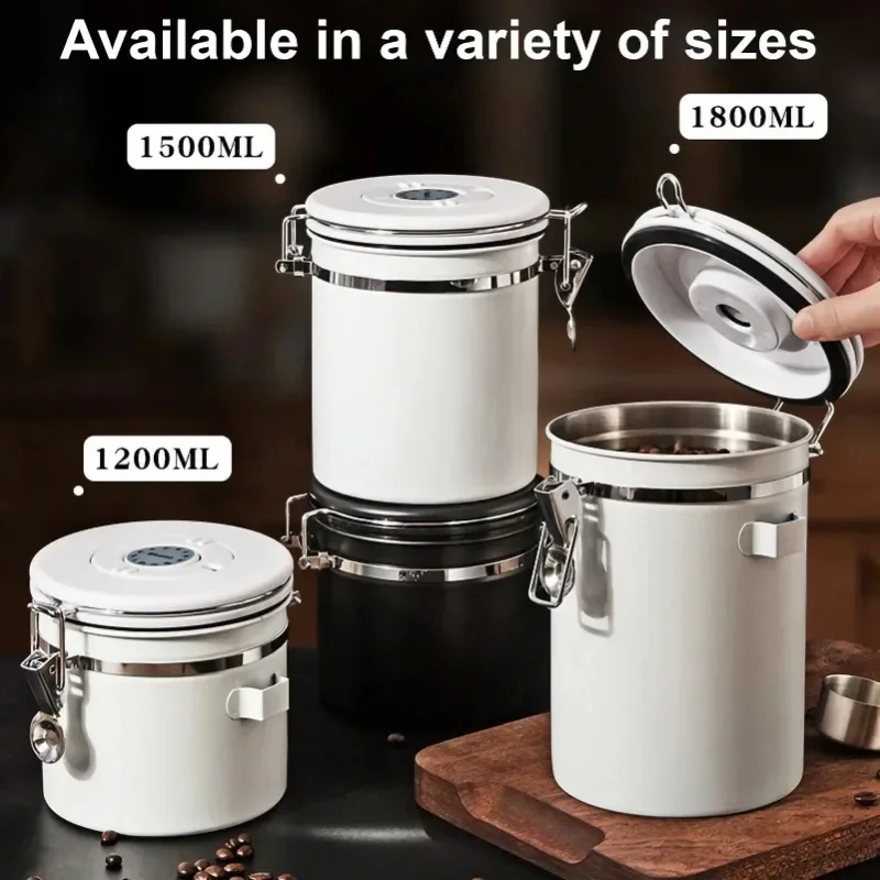 304 Stainless Steel Coffee Bea - огляд і ціна Food Storage Vacuum Containers