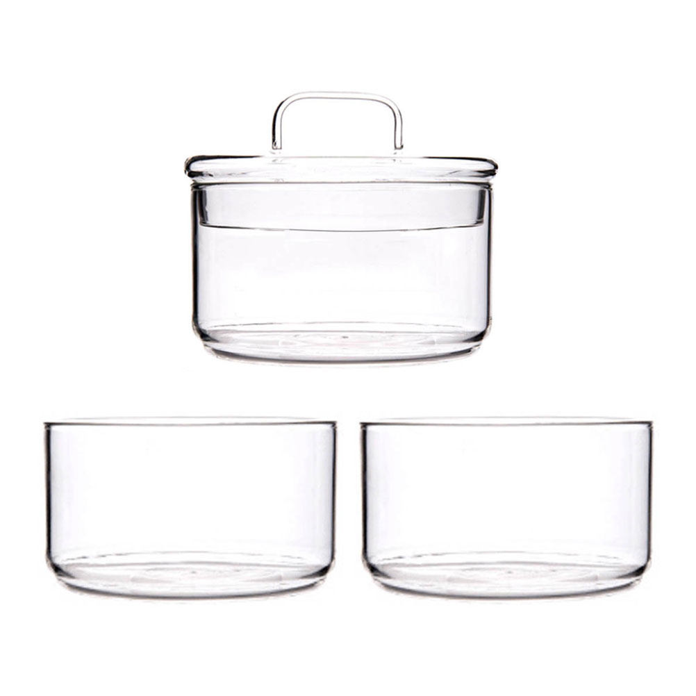 1Set Clear Glass Storage Bowl  - огляд і ціна Food Storage Glass Jar