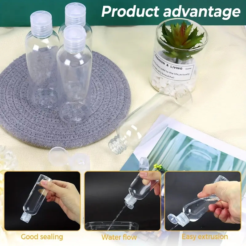 1/3/5/10Pcs 50ML 100ML Plastic - огляд і ціна Condiment Squeeze Bottle