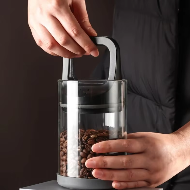 Coffee Beans Vacuum Sealed Tan - огляд і ціна Food Storage Vacuum Containers