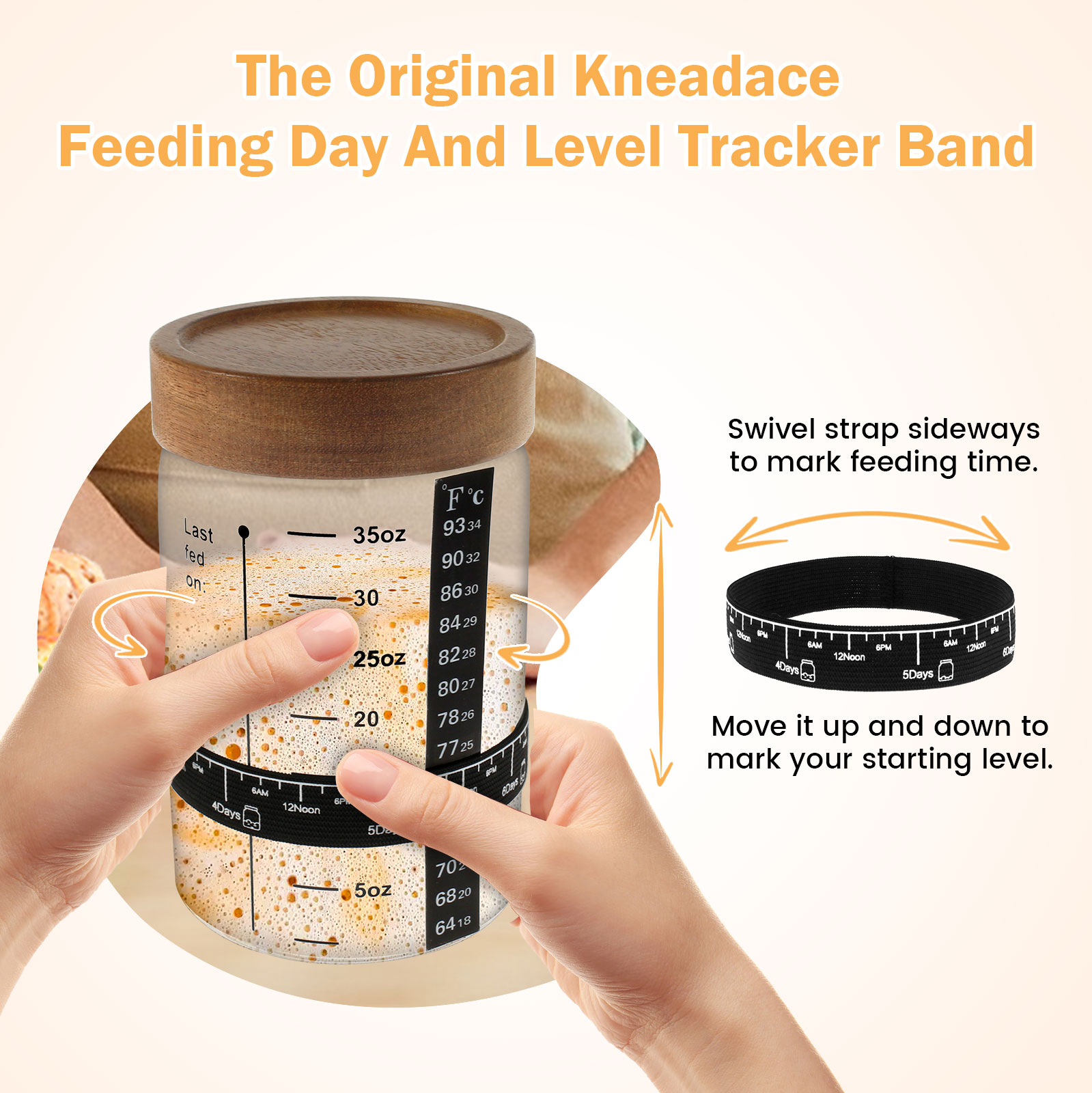 Sourdough Starter Jar Kit 1000 - огляд і ціна Food Storage Glass Jar