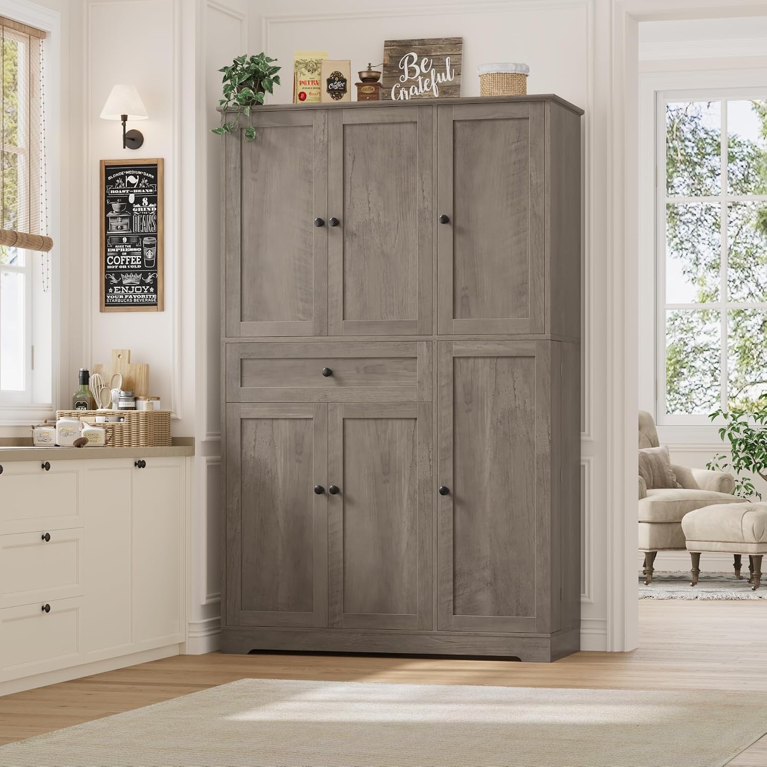 Kitchen Pantry Storage Cabinet - огляд і ціна Food Storage In Cabinets