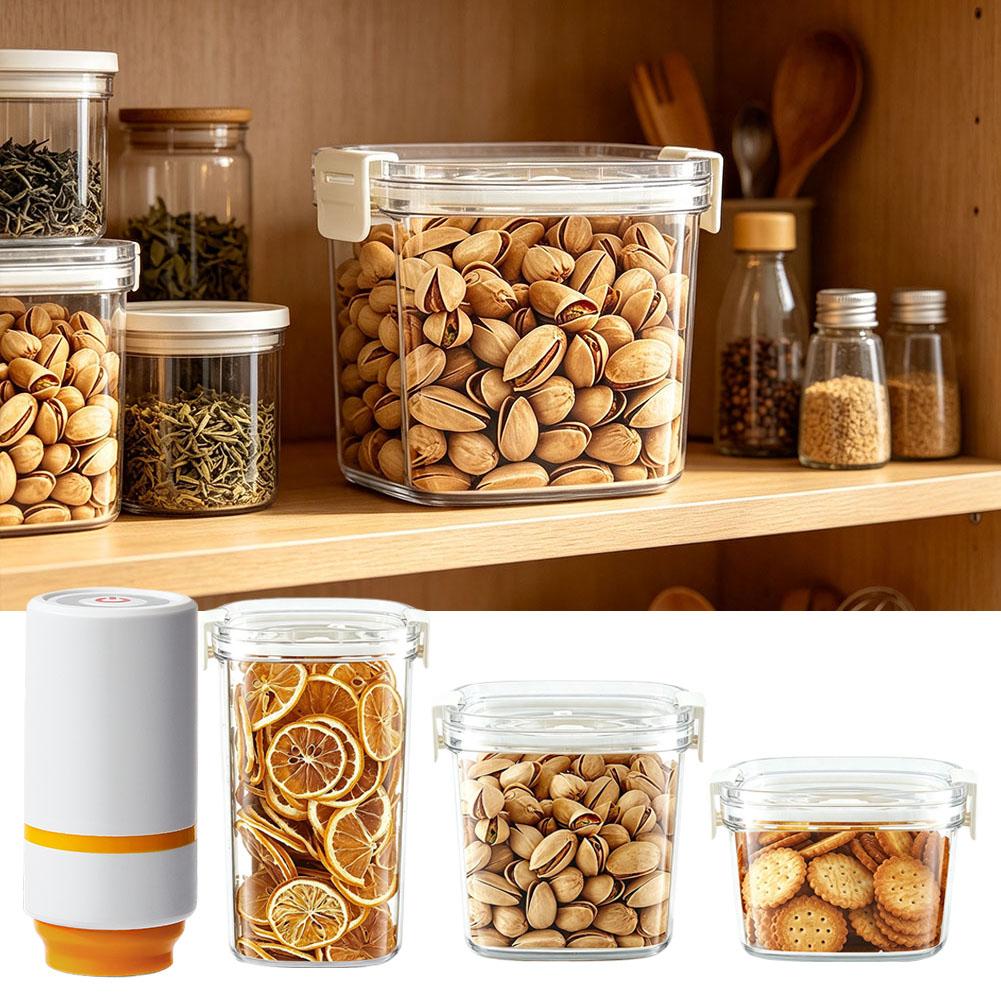 Electric Vacuum Seal Canister  - огляд і ціна Food Storage Vacuum Containers