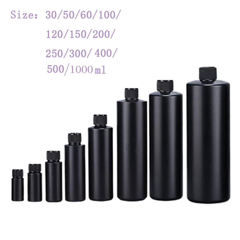 5Pcs 30-1000ml Empty Black HDP - огляд і ціна Condiment Squeeze Bottle