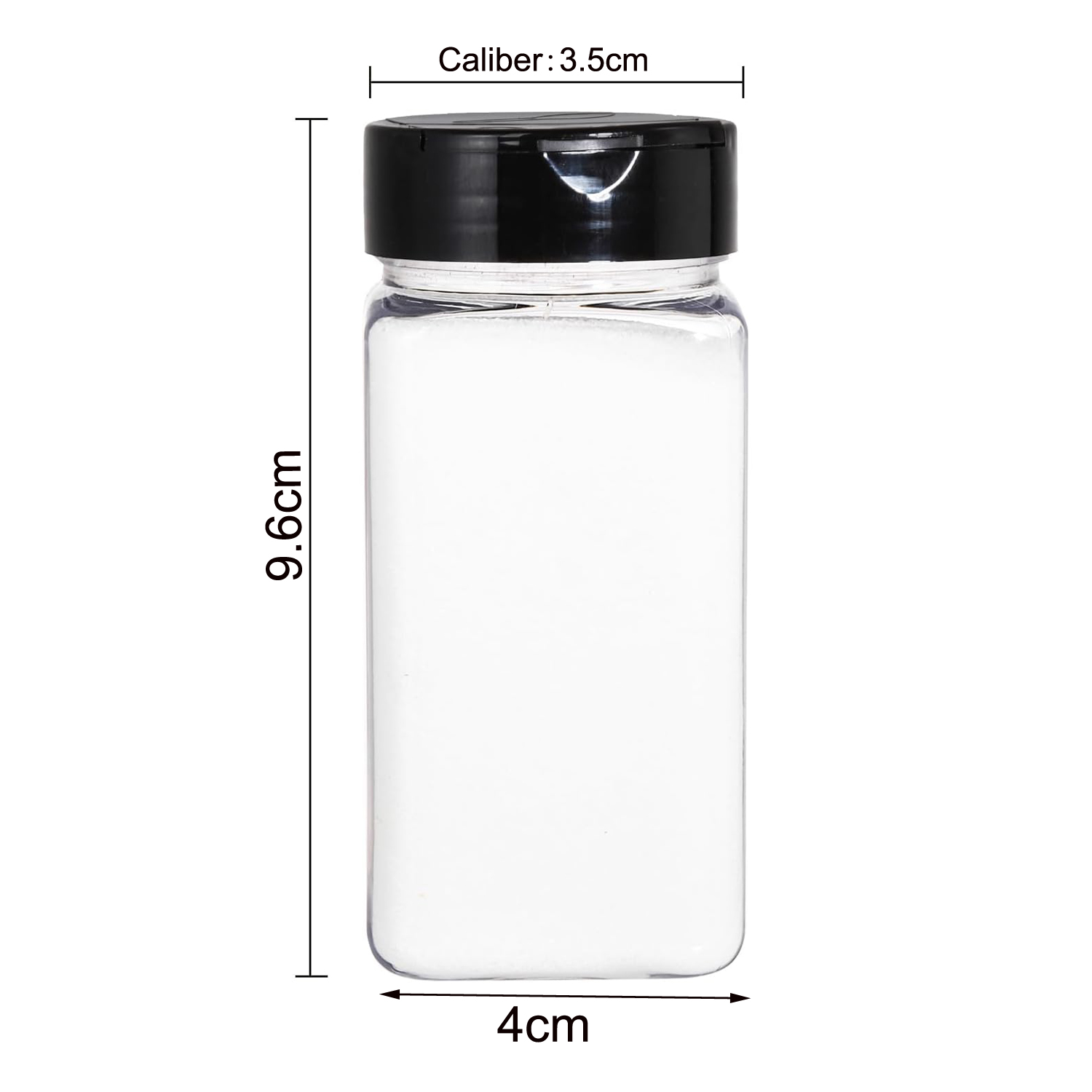 Square Large Plastic Spice Jar - огляд і ціна Food Storage Unit