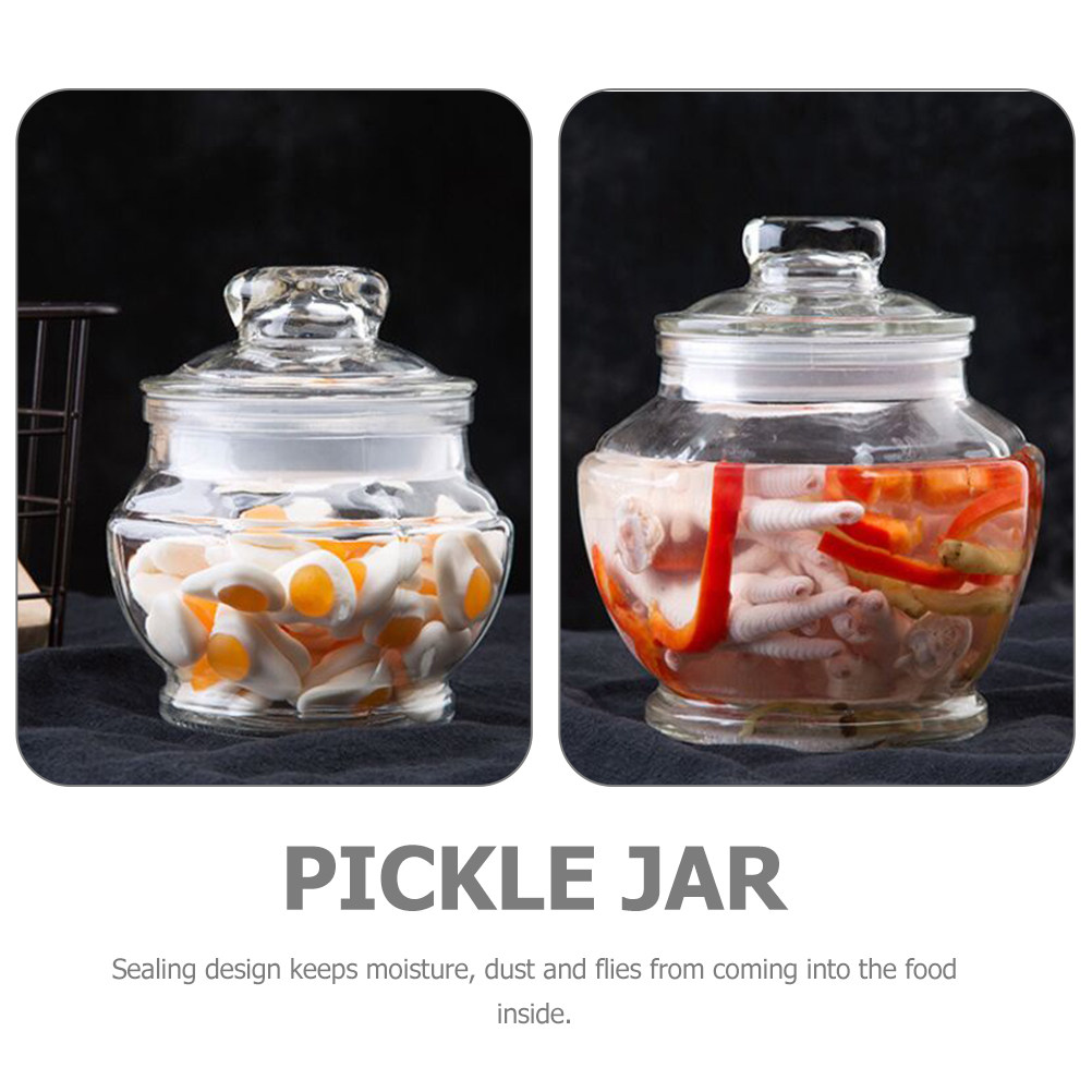 Large Capacity Pickle Glass Ja - огляд і ціна Food Storage Glass Containers Large