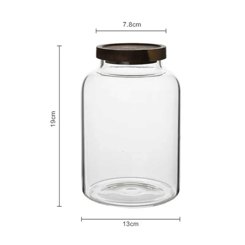 Large-capacity Transparent Gla - огляд і ціна Food Storage Glass Containers Large