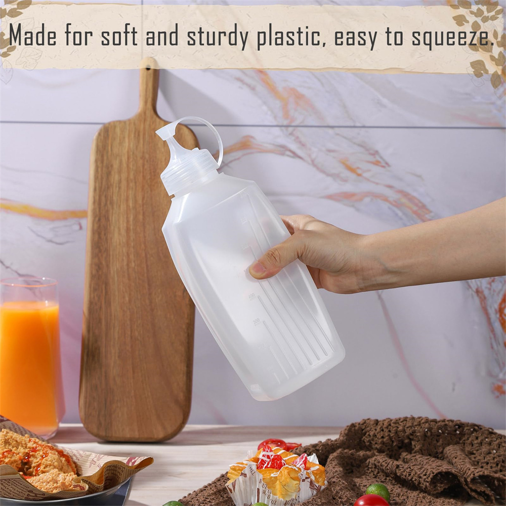 1pack 800/1000ml Plastic Squee - огляд і ціна Condiment Squeeze Bottle