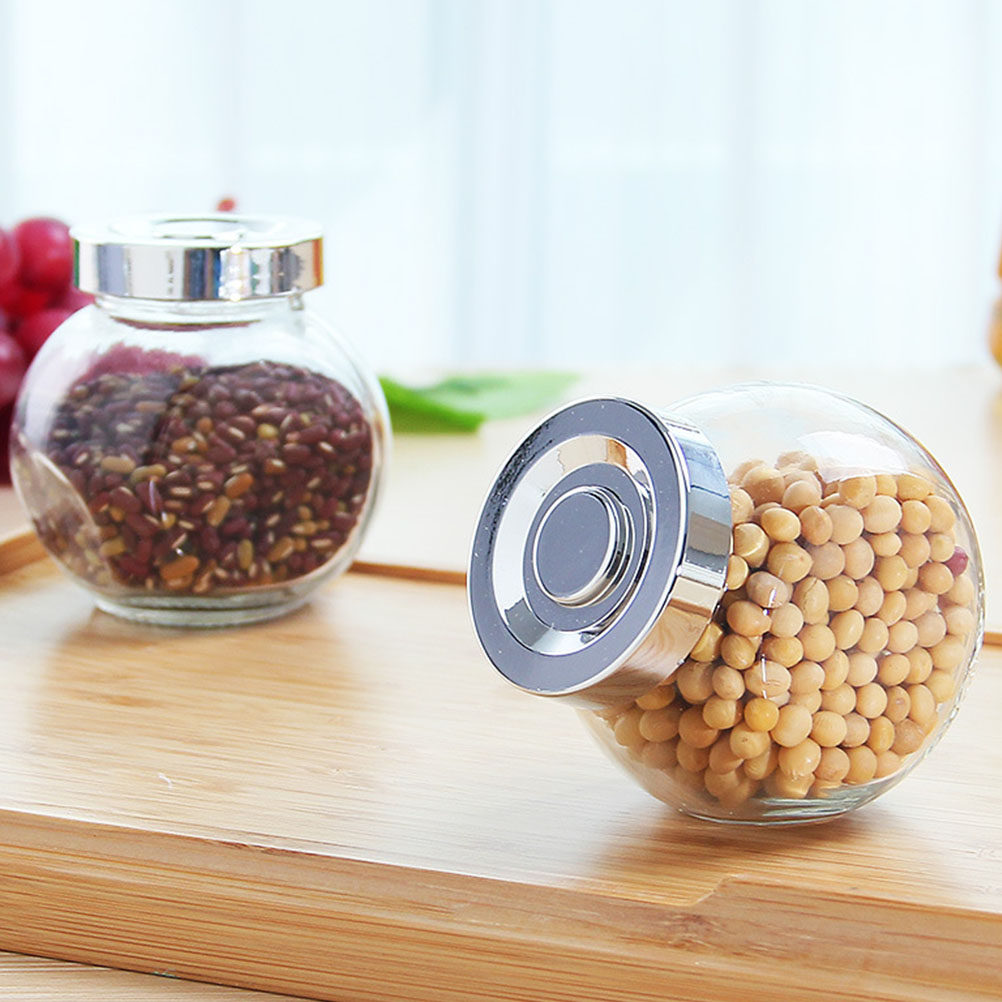 8Pcs Lightweight Portable Glas - огляд і ціна Food Storage Glass Jar