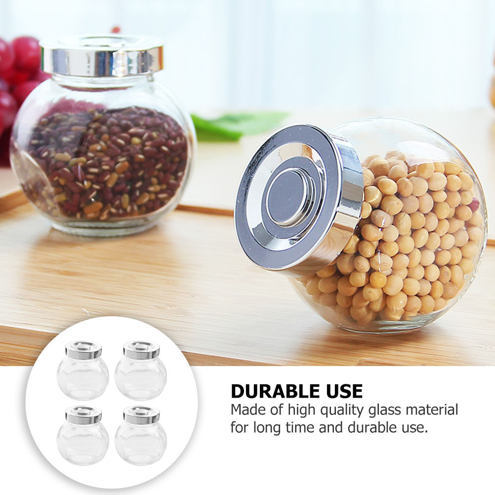 8Pcs Lightweight Portable Glas - огляд і ціна Food Storage Glass Jar