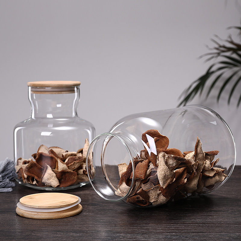 3800ml Bamboo Lid Glass Kitche - огляд і ціна Food Storage Glass Containers Large