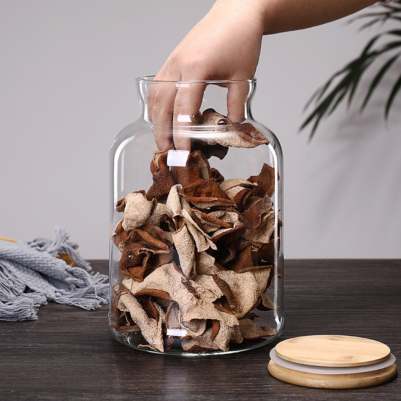 3800ml Bamboo Lid Glass Kitche - огляд і ціна Food Storage Glass Containers Large