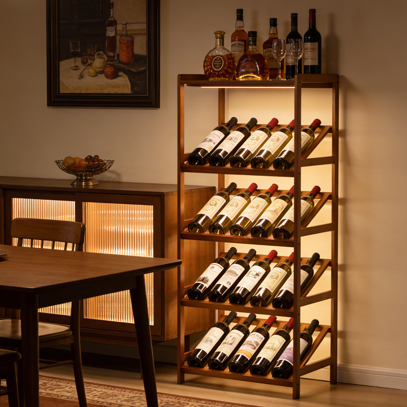 Light luxury high-end wine rac - огляд і ціна Food Storage In Cabinets