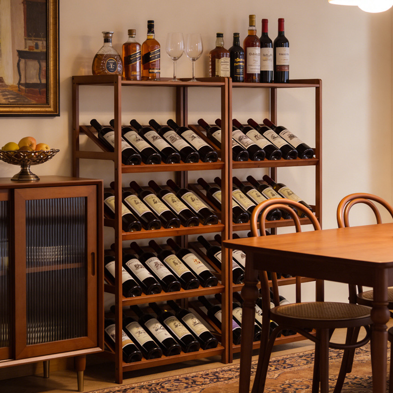 Light luxury high-end wine rac - огляд і ціна Food Storage In Cabinets
